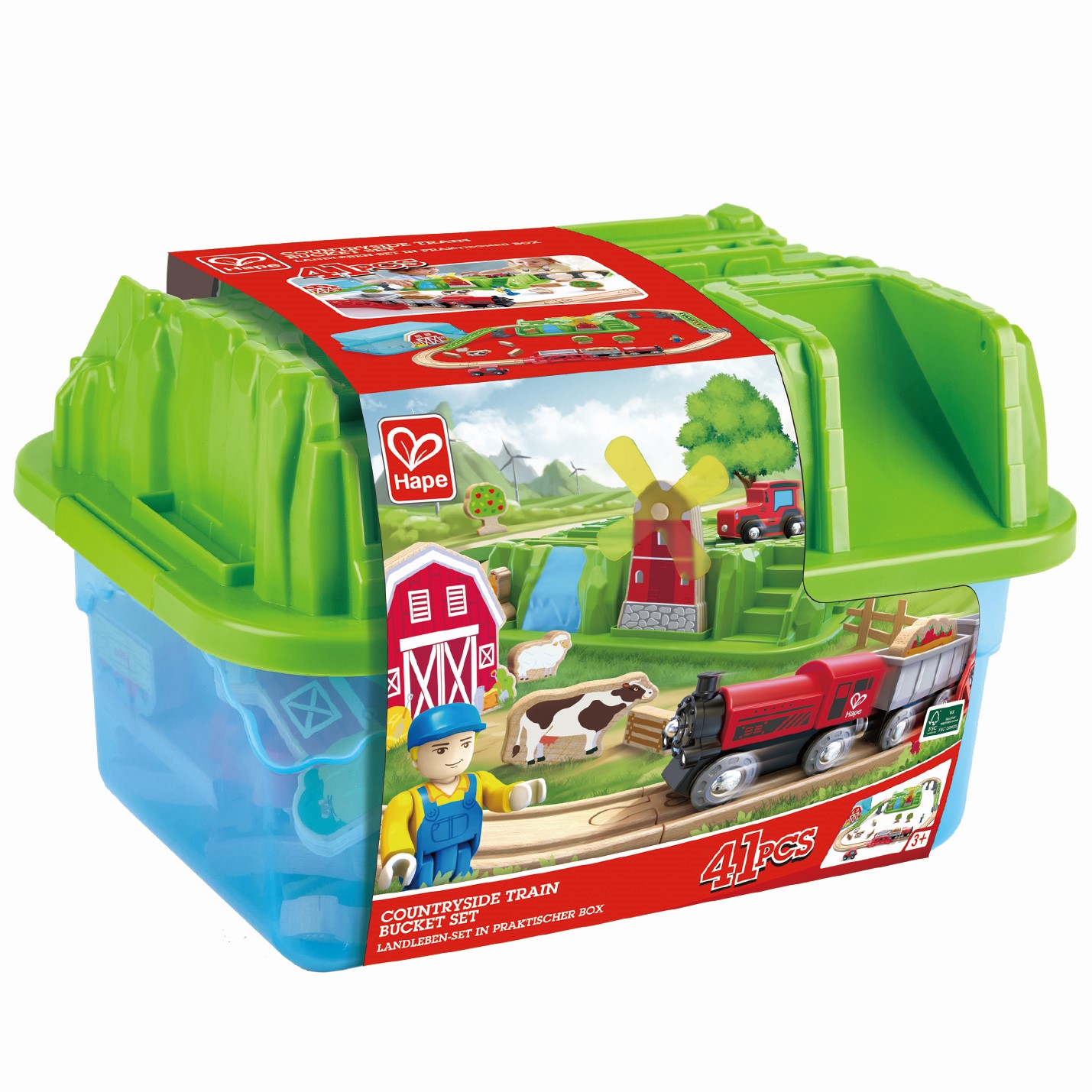 Набор железнодорожный Hape E3783_HP - фото 3