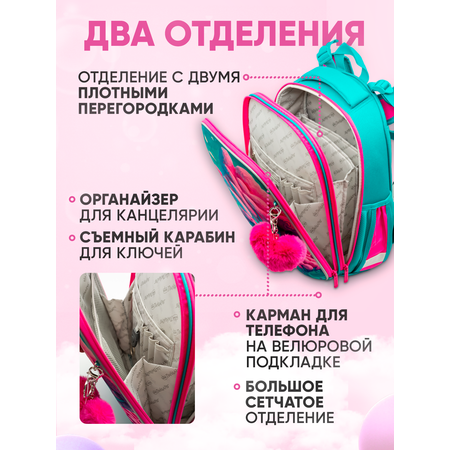 Ранец ПАНДАРОГ Розовые деревья