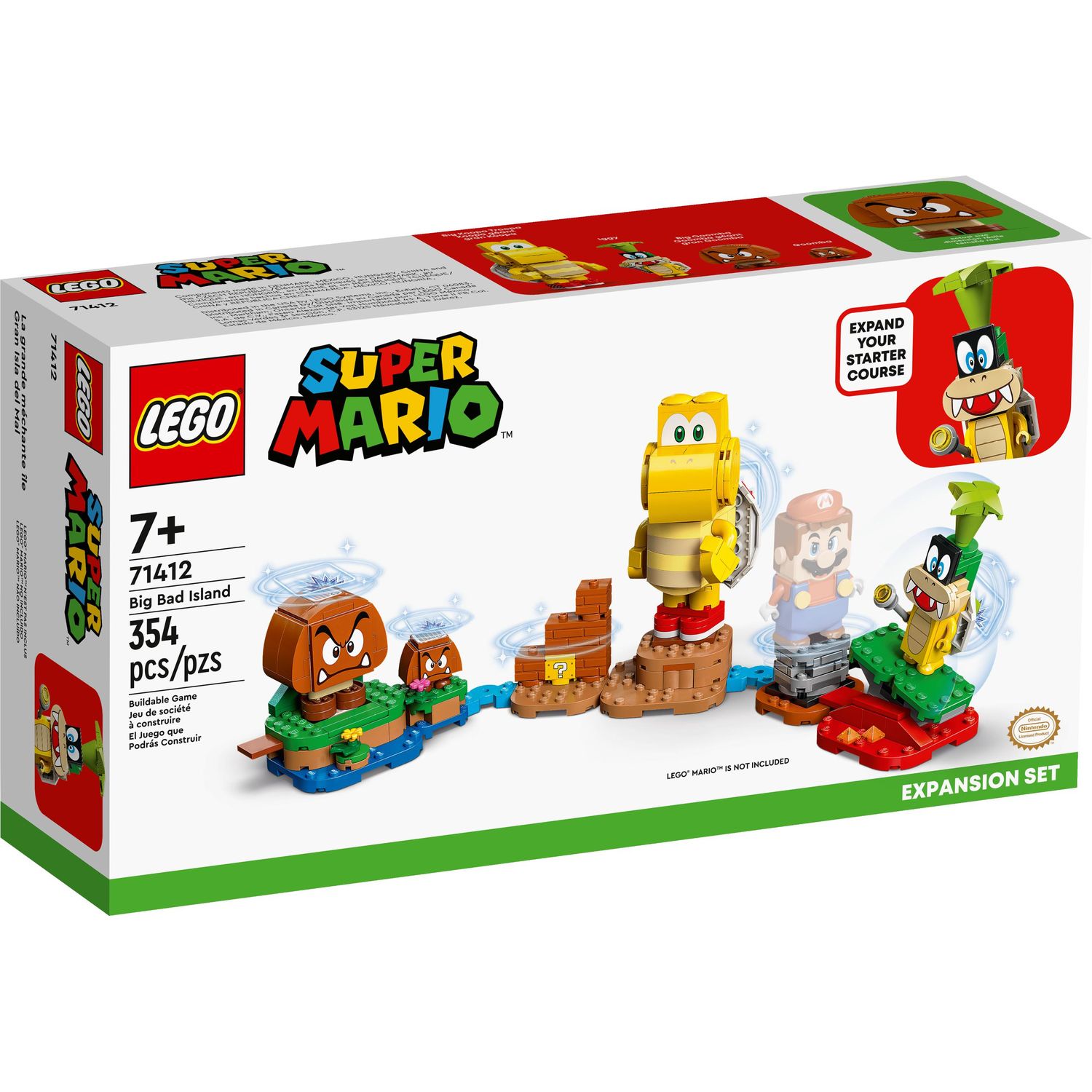 Конструктор LEGO Super Mario Big Bad Island Expansion Set 354 дет. - фото 1