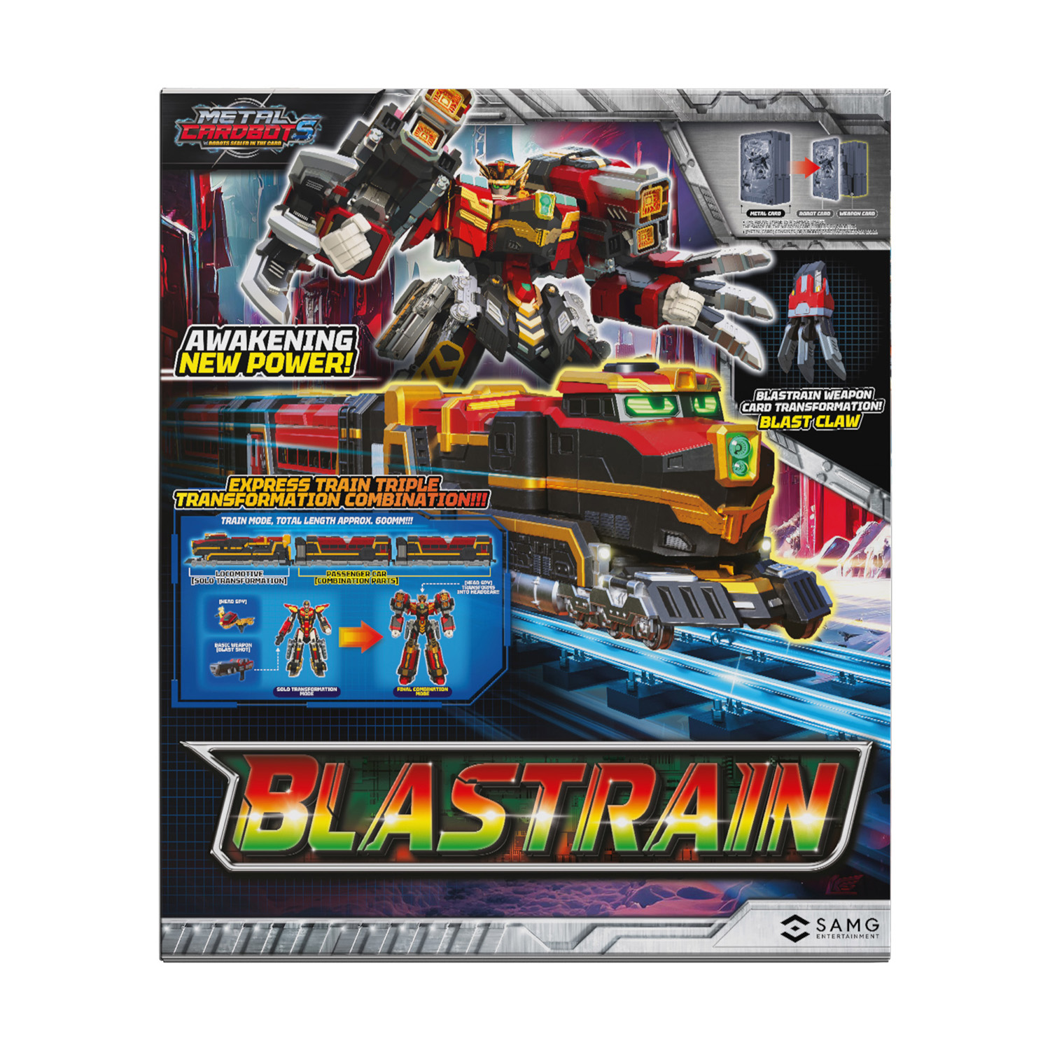 Игровой набор METAL-CARDBOT Бластрейн - фото 9