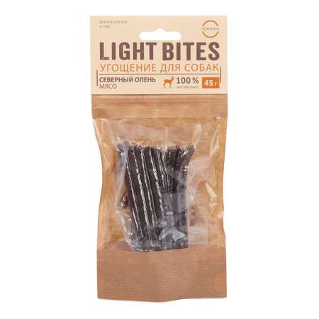 Лакомство для собак LIGHT BITES Северная оленина для дрессировки 45г