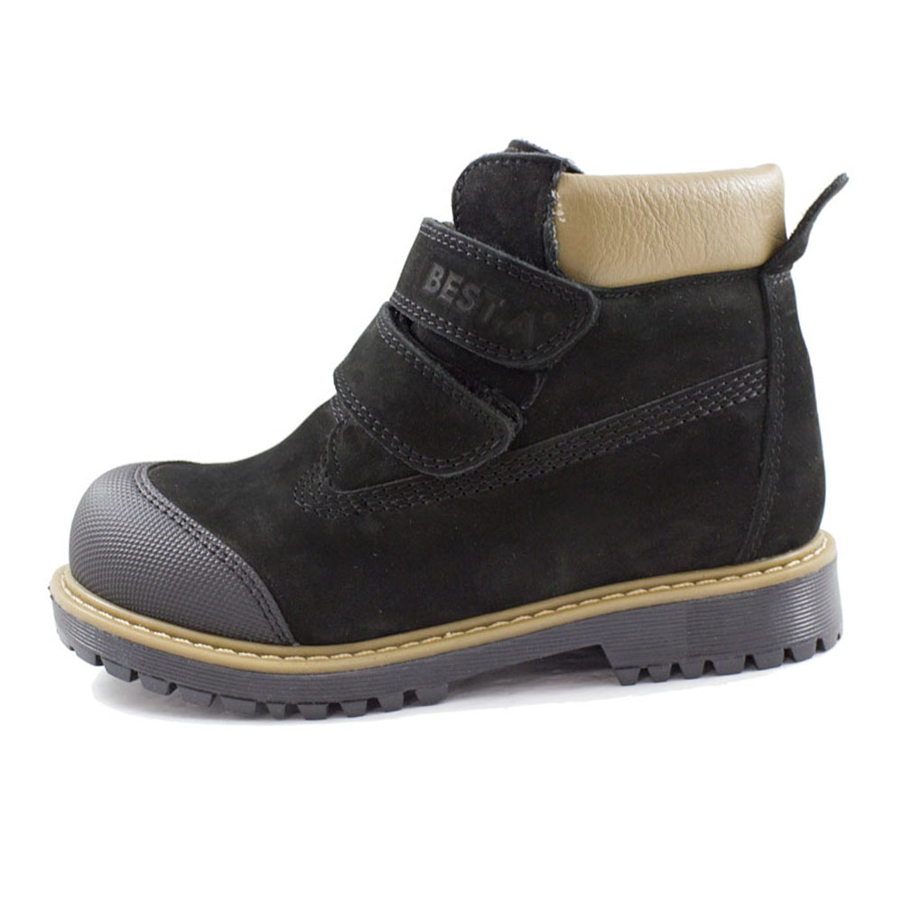Ботинки BEST.A L505-02R-BA-OV BEST.A Ботинки для мальчика,черный нубук - фото 1