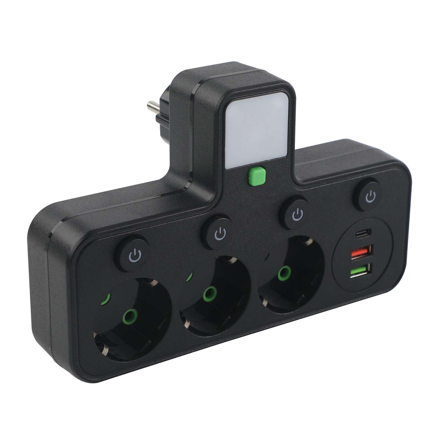 Разветвитель ё с фонариком - фото 1