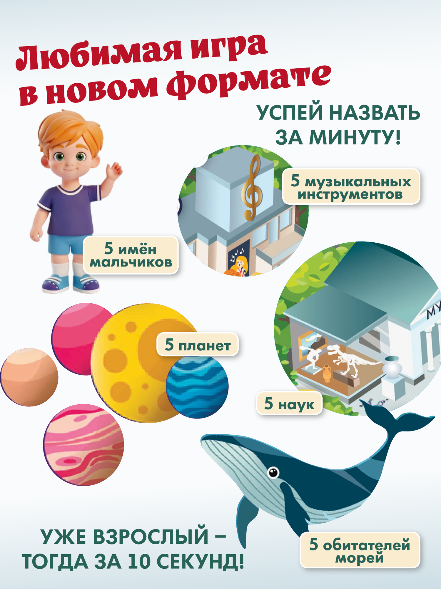 Настольная игра Дрофа-Медиа Я знаю пять имен - фото 2