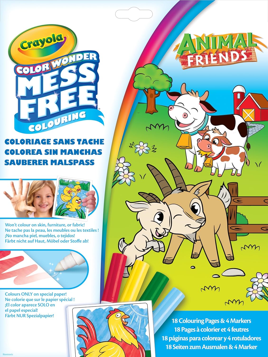 Раскраска с фломастерами Color Wonder Crayola Ферма - фото 3