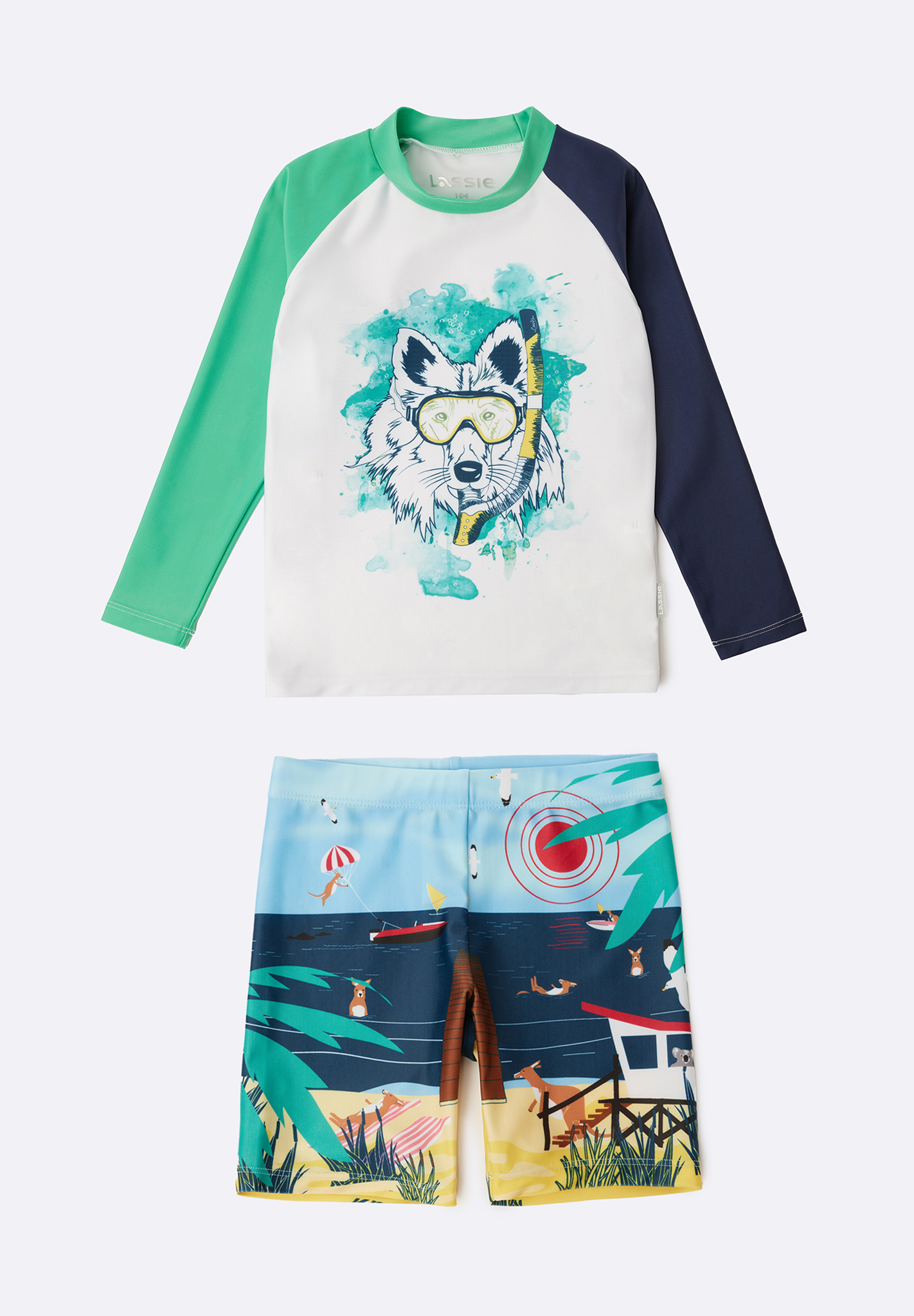 Комплект для плавания Lassie 7200008A-8871 - фото 1