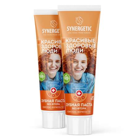 Зубная паста Synergetic без фтора мята