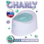 Горшок детский BabyCare Charly белый-мятный