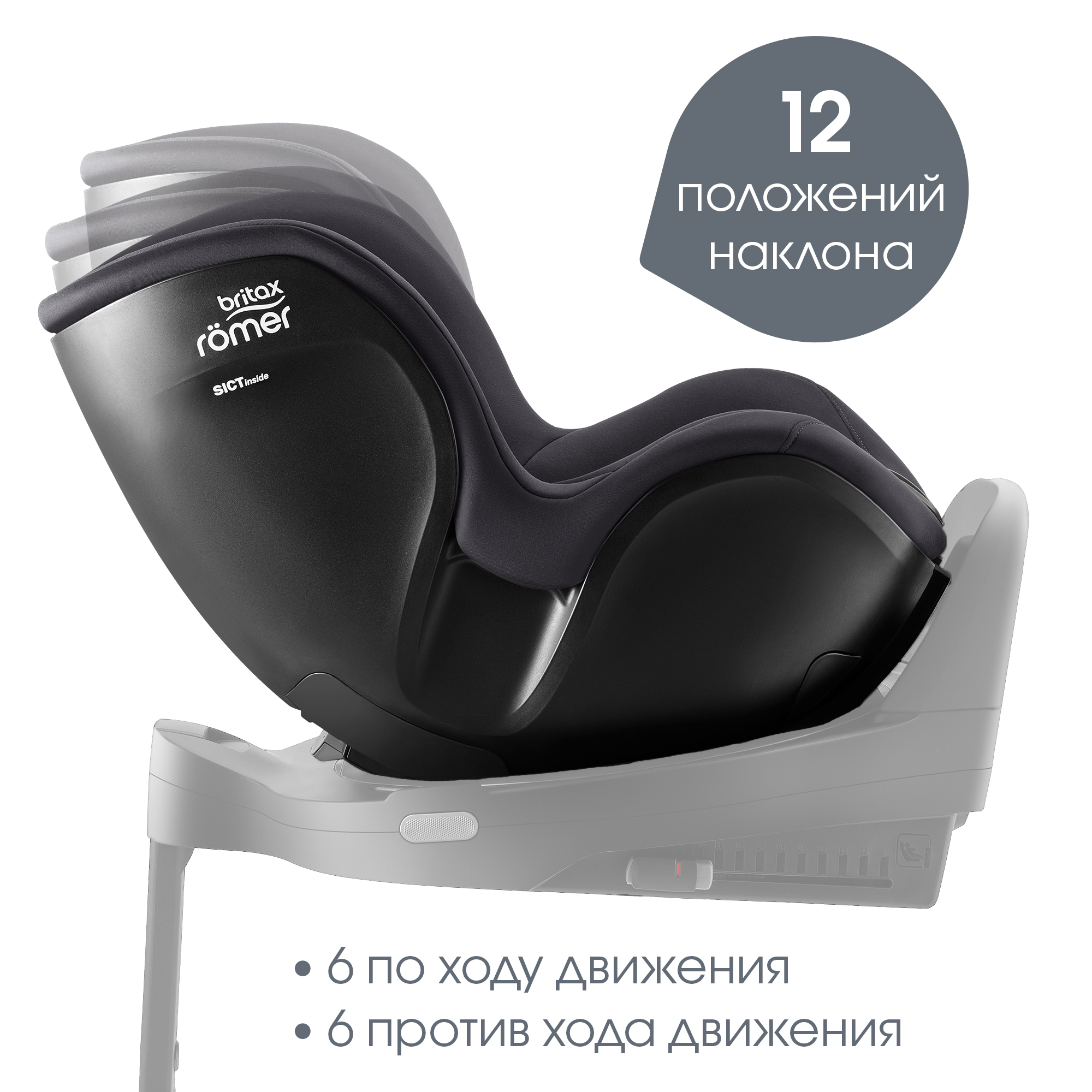 Автокресло Britax Roemer Dualfix 5Z Classic Deep Grey Isofix 0+/1 (0-18 кг) - фото 4