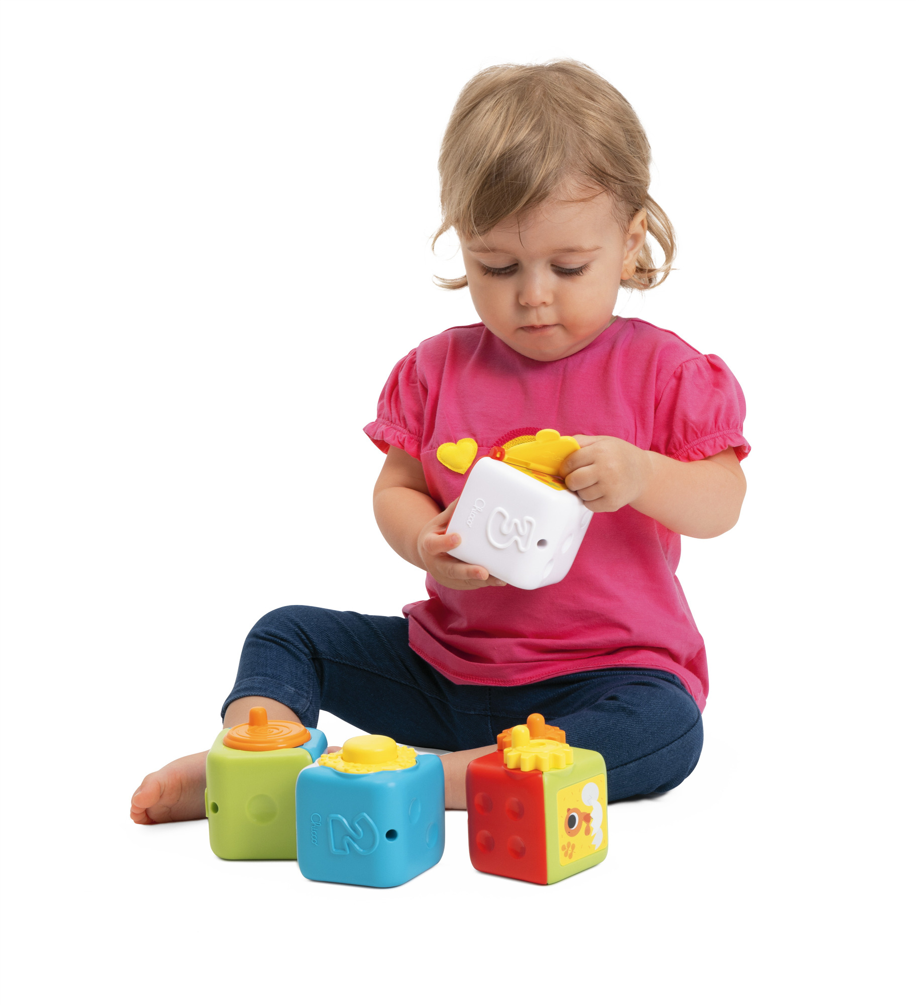 Игрушка Chicco кубики Монтессори - фото 2