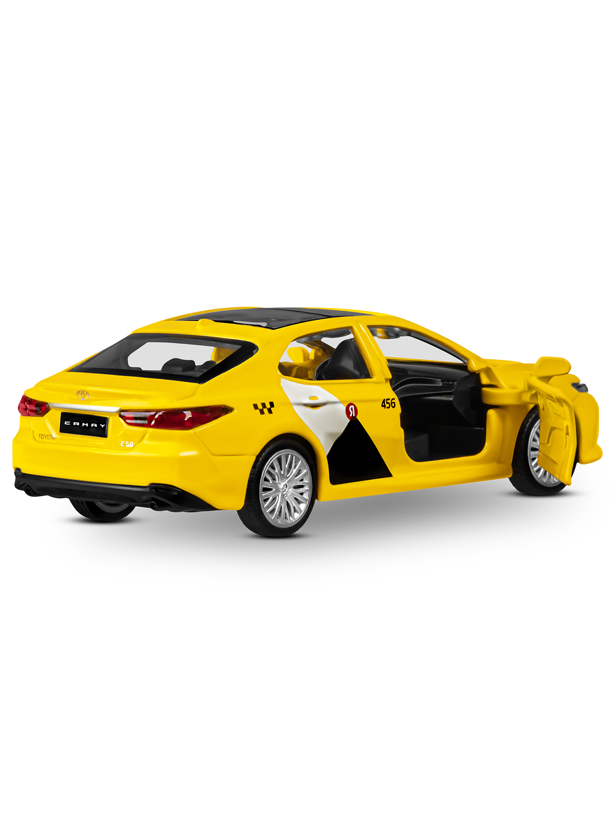 Автомобиль Яндекс GO Toyota Camry Такси 1:43 JB1251485 - фото 14