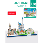 Пазл CubicFun Бавария CityLine 178 деталей 3D