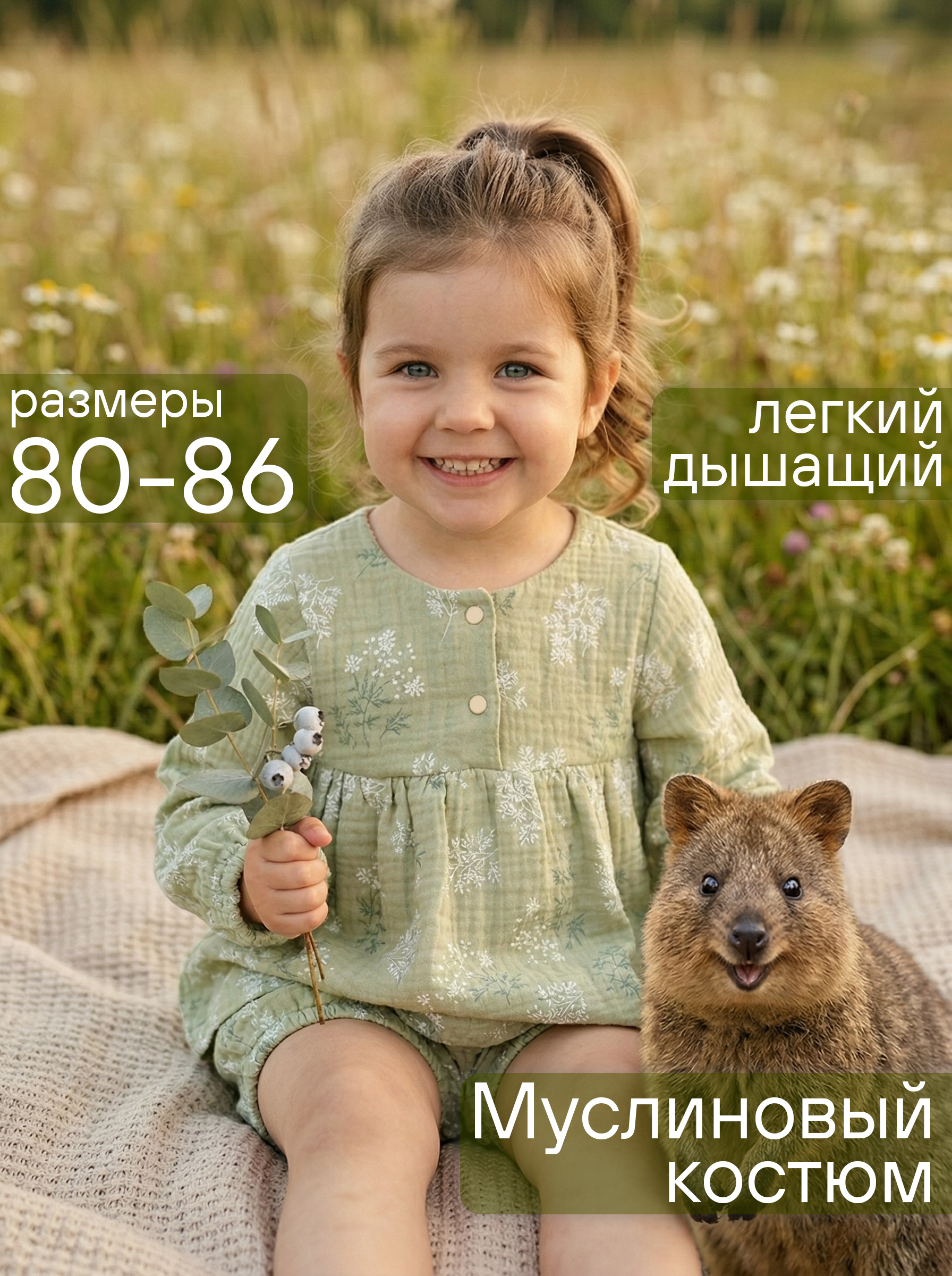 Платье и шортики СОННЫЙ ГНОМИК К4030/31 - фото 2