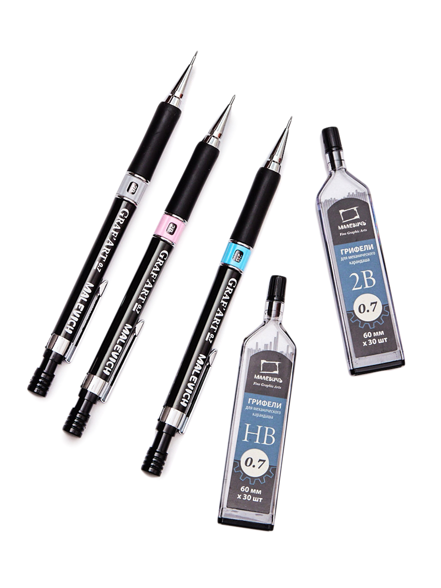 Карандаши чернографитные Малевичъ 3 шт. - фото 8