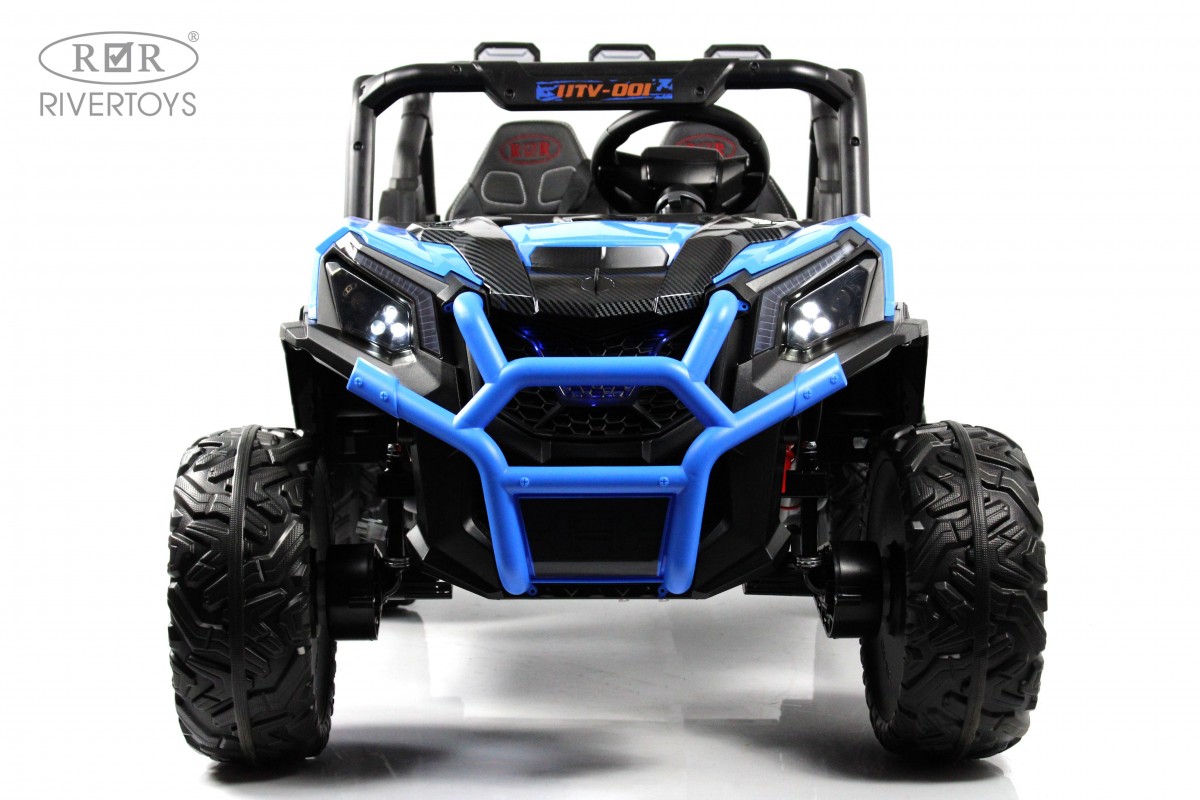 Электромобиль RIVERTOYS K777KK-LUX-BUGGY-BLUE С пультом ДУ - фото 14