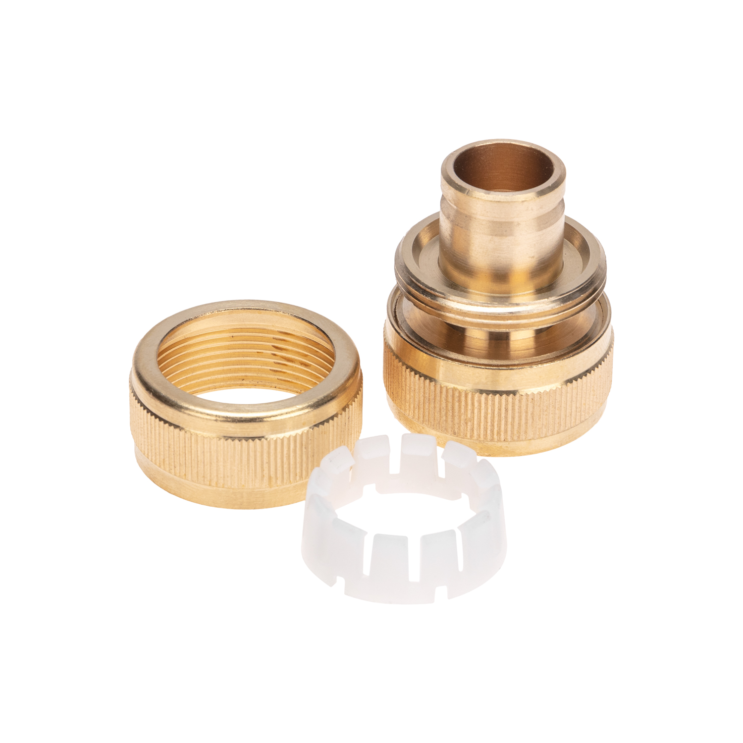 Муфта соединительная латунная, ремонтная, для шланга, 3/4" - фото 6