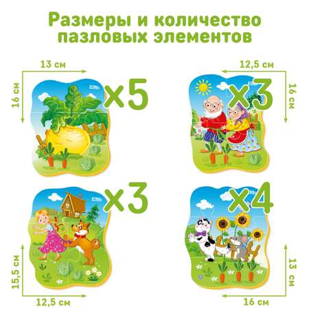 Пазл El BascoKids Репка мягкий