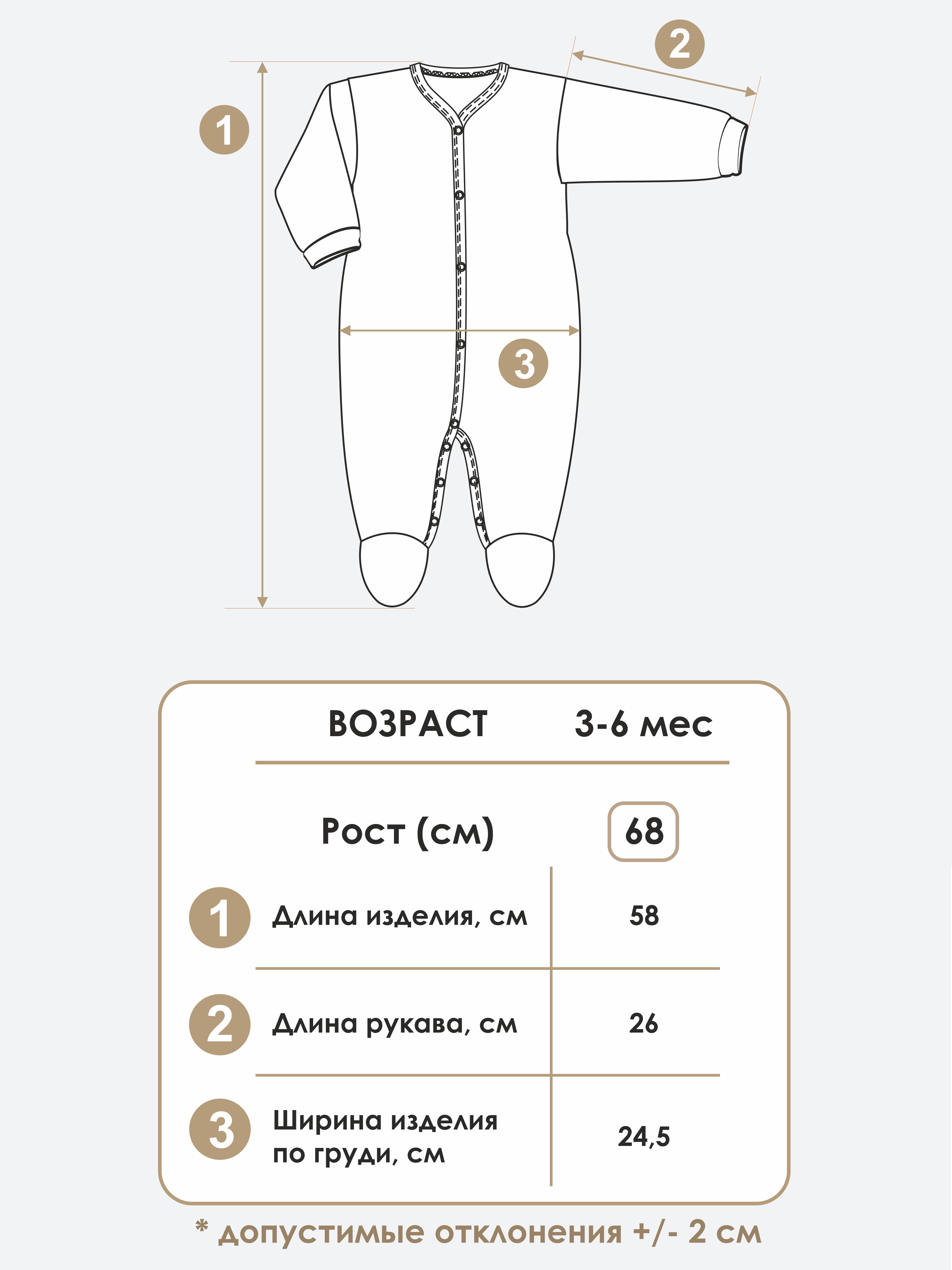 Комбинезон 2 шт KUZA 7004Н3 - фото 17