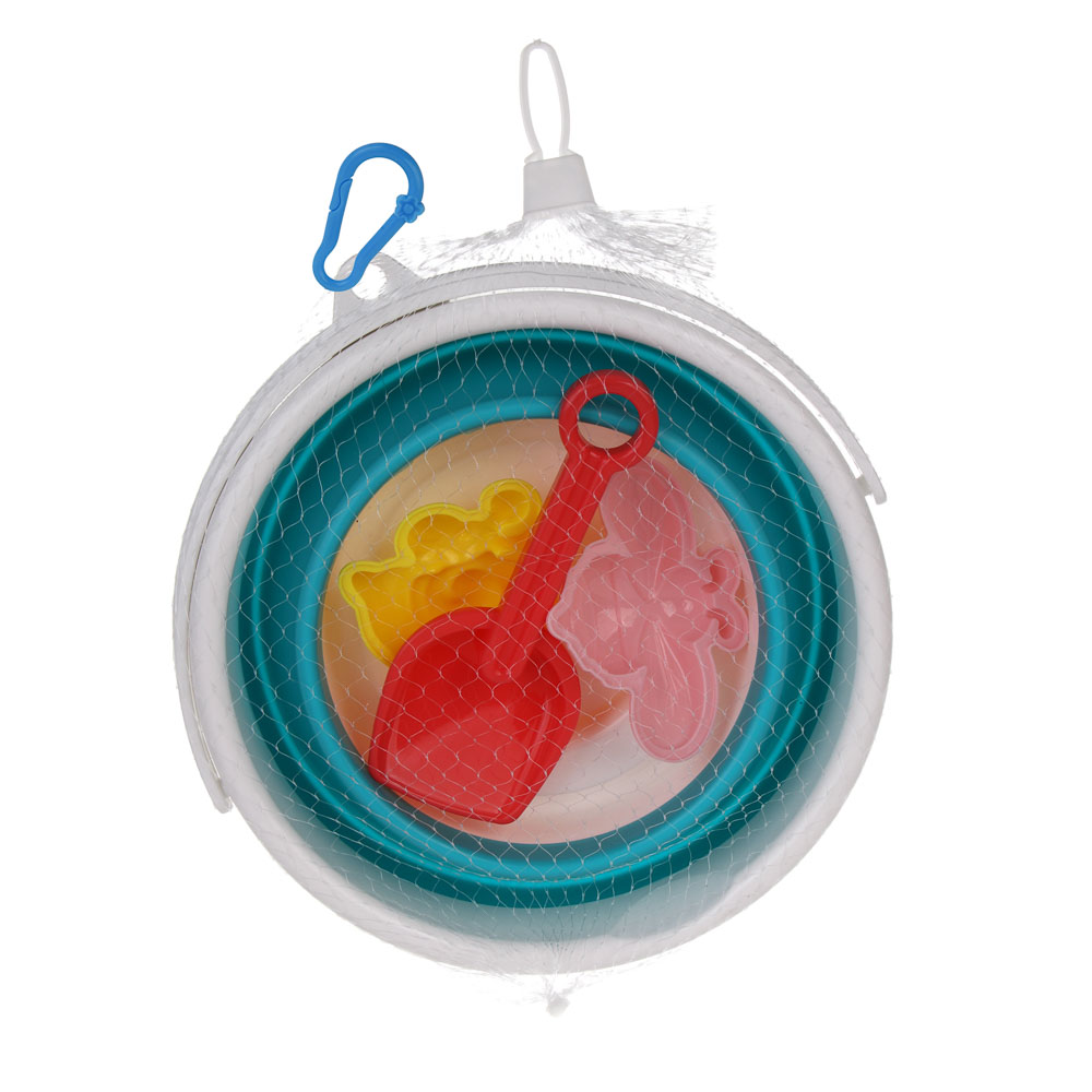 Песочный набор Игроленд Ведёрко с аксессуарами 5 предм. - фото 7