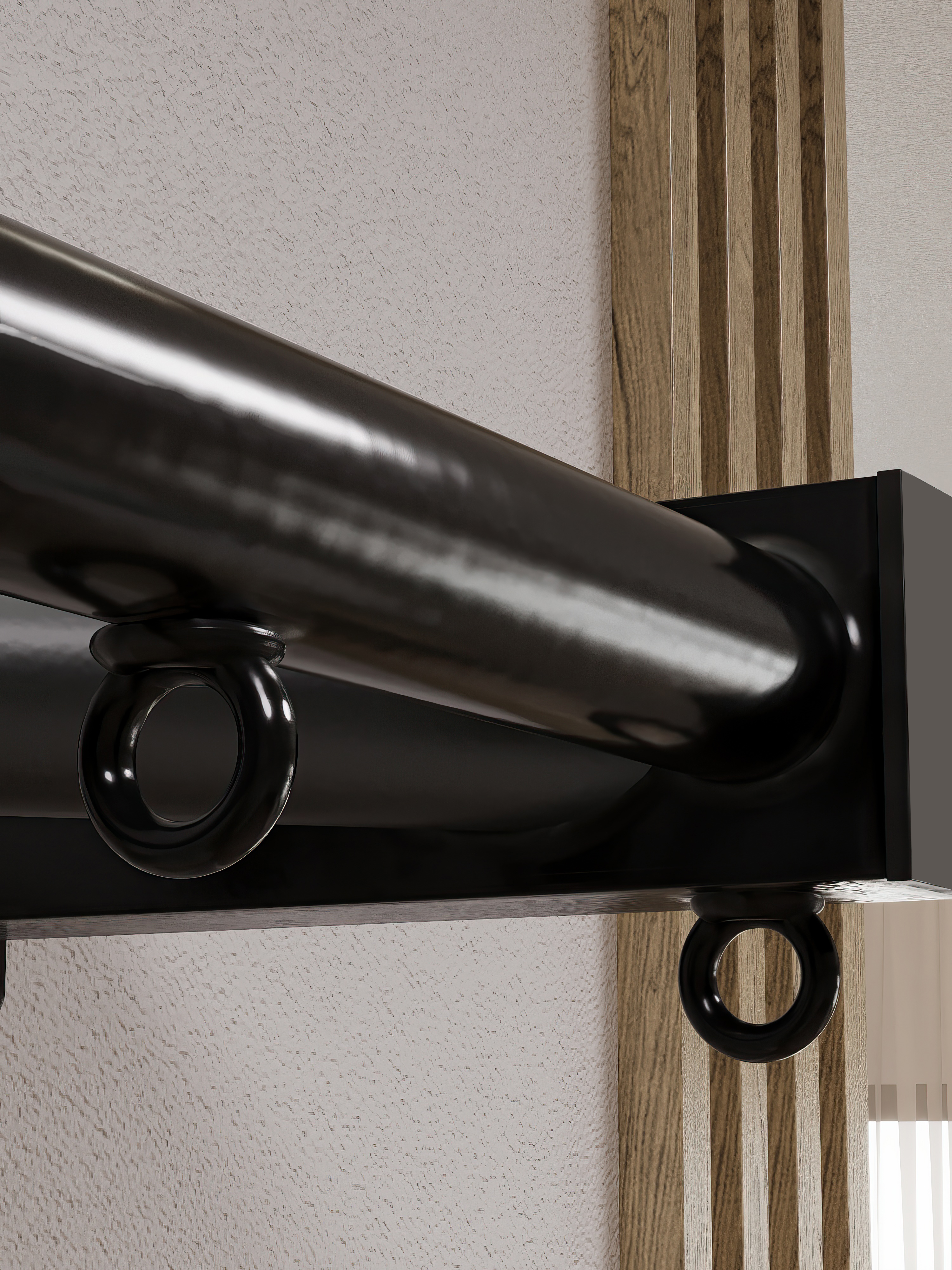 Турник наддверный "Буйвол" PRO - прорезиненное покрытие - фото 13