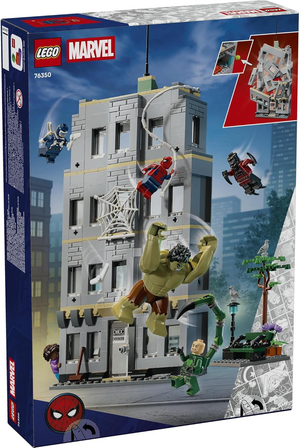 Конструктор LEGO Marvel Super Heroes Человек-паук против Халка 534 дет. - фото 4