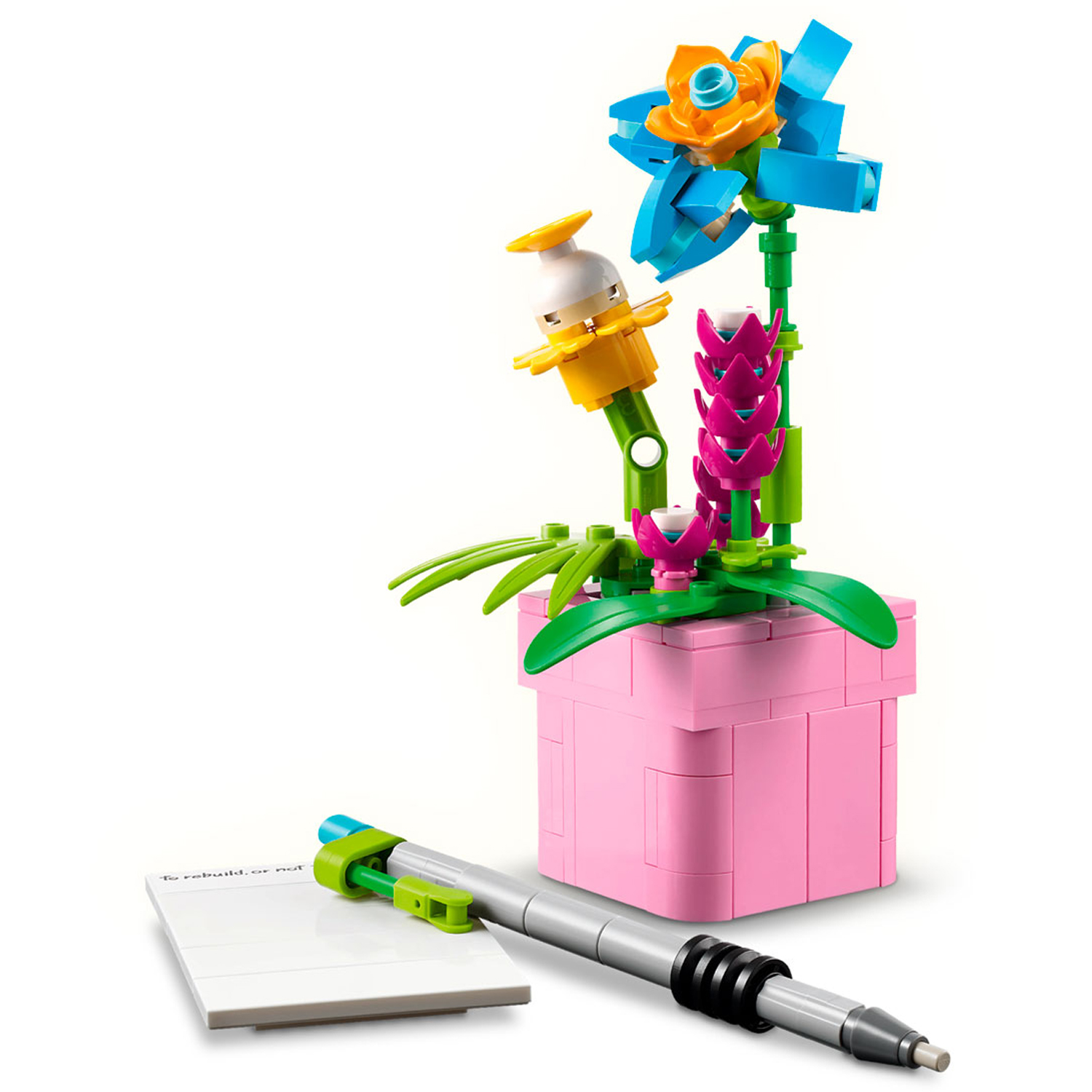 Конструктор LEGO Creator Печатная машинка с Цветами блочный - фото 3