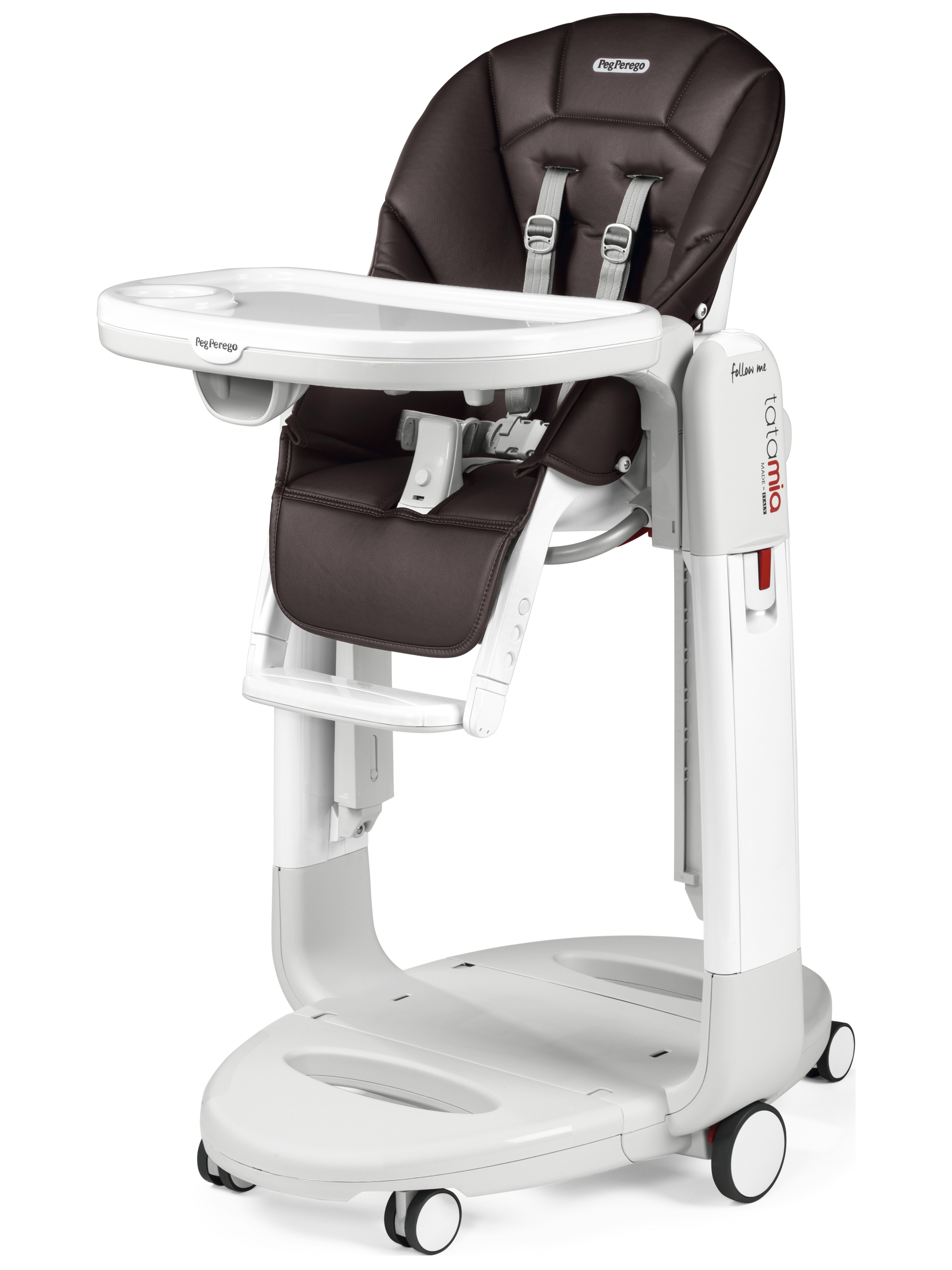 Стульчик для кормления Peg-Perego Tatamia Follow Me коричневый - фото 1