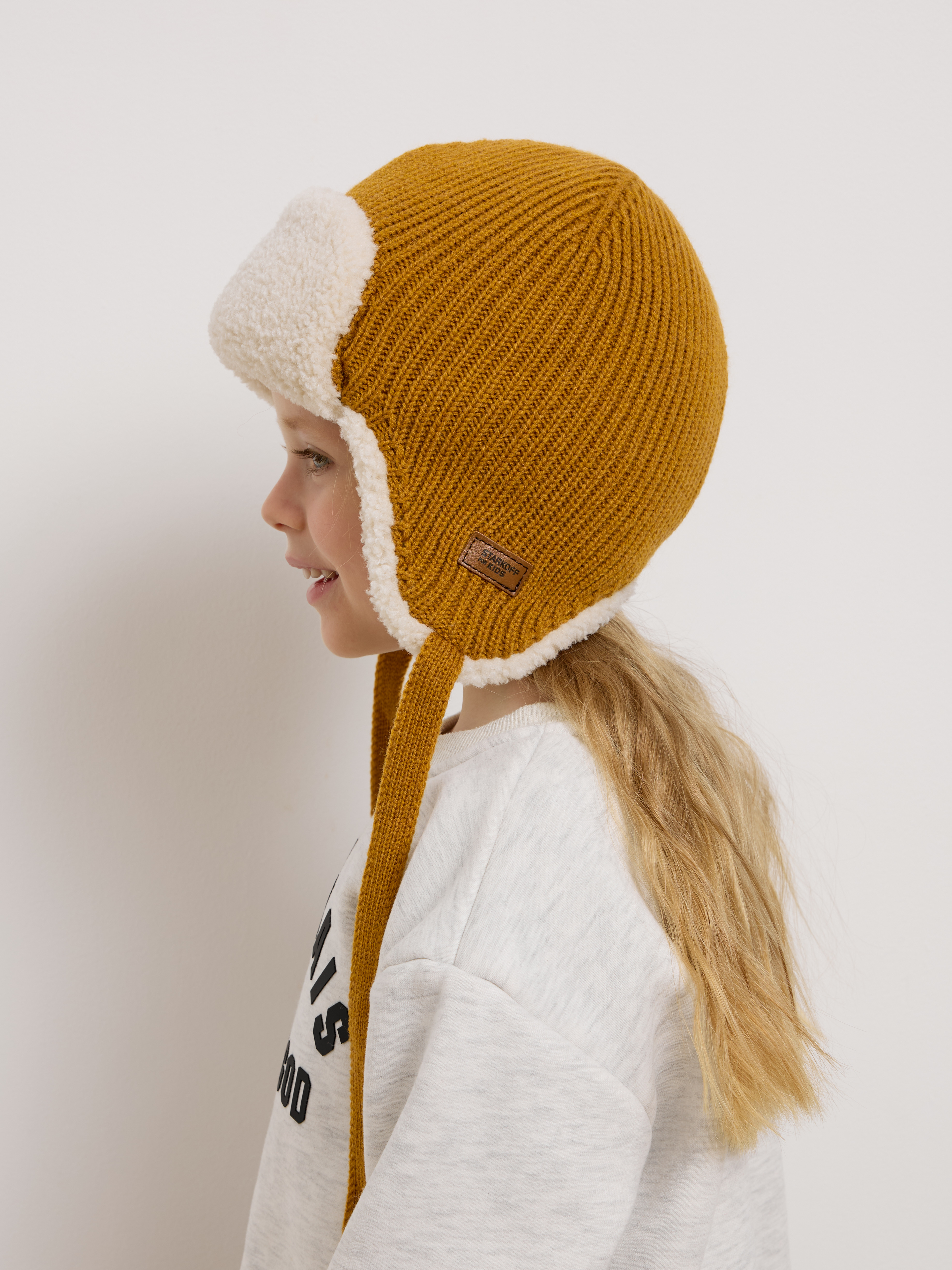 Шапка-ушанка Starkoff Kids Д301118 - фото 12