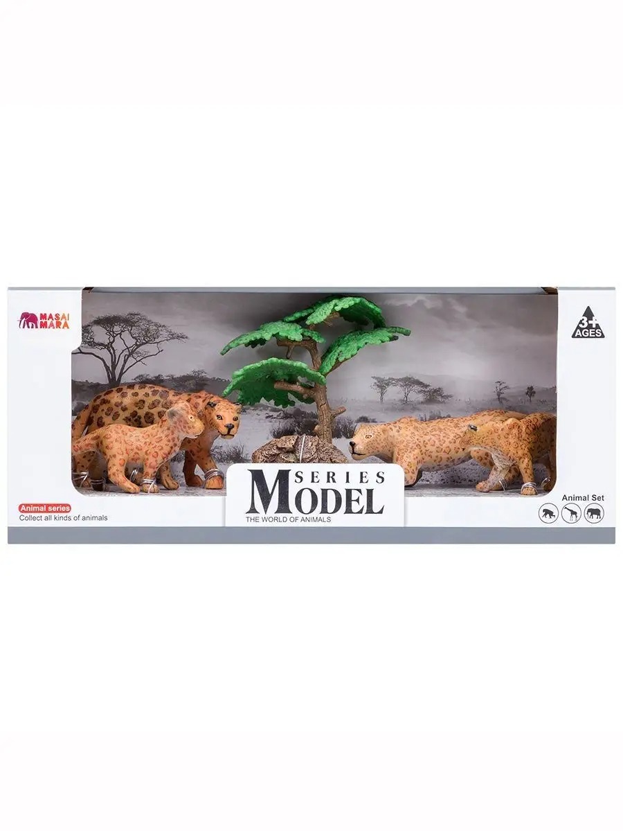 Игровой набор Masai Mara Семья ягуаров - фото 12