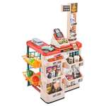Игровой набор Ural Toys тележки и корзинки, продукты, касса