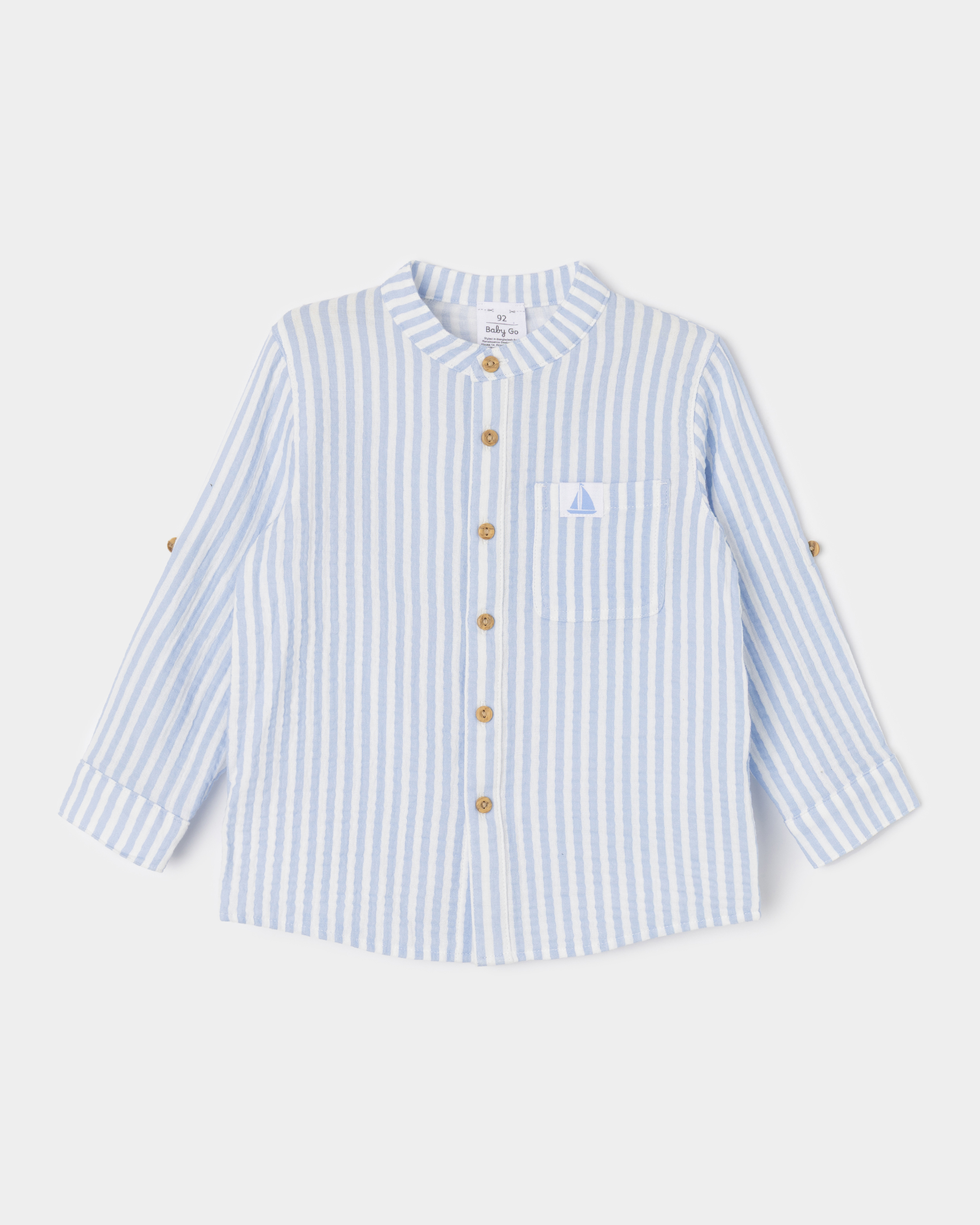 Рубашка BabyGo KBSS26102BGib55I4 - фото 1