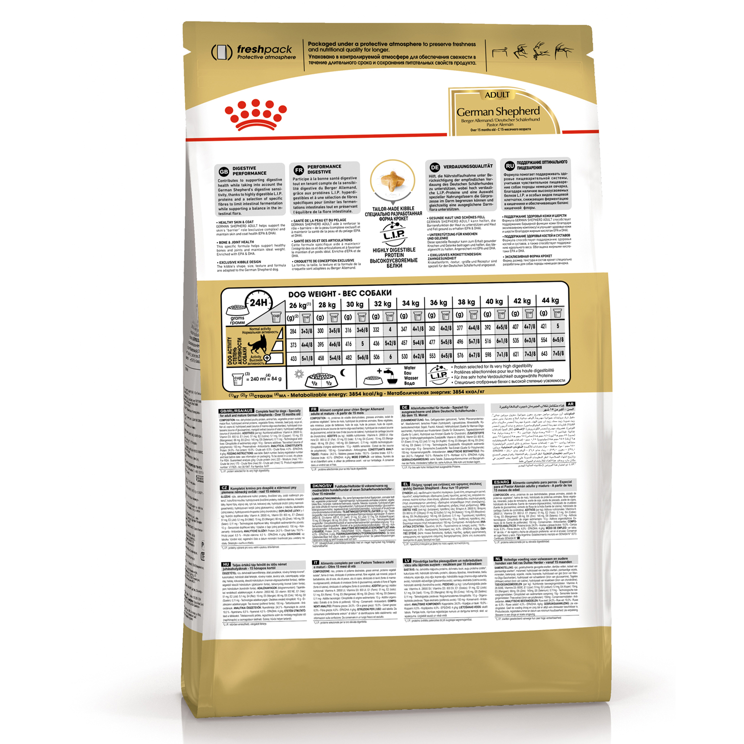 Корм для собак ROYAL CANIN German Shepherd породы немецкая овчарка 11кг - фото 3