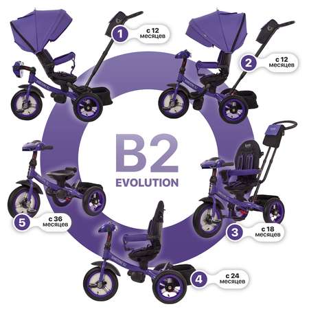 Трехколесный велосипед Nuovita 12 дюймов