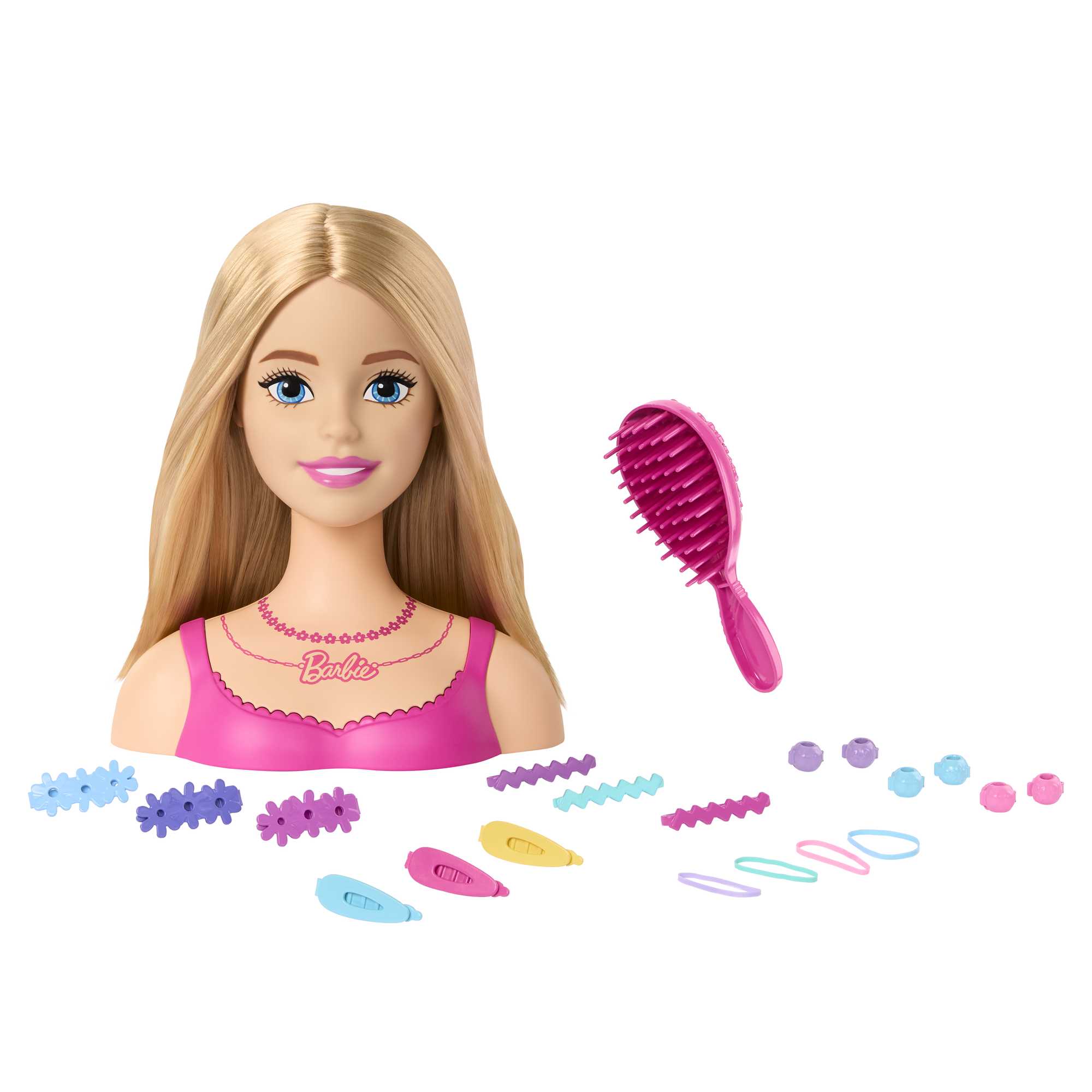 Игрушка Barbie торс для причесок Блондинка - фото 1