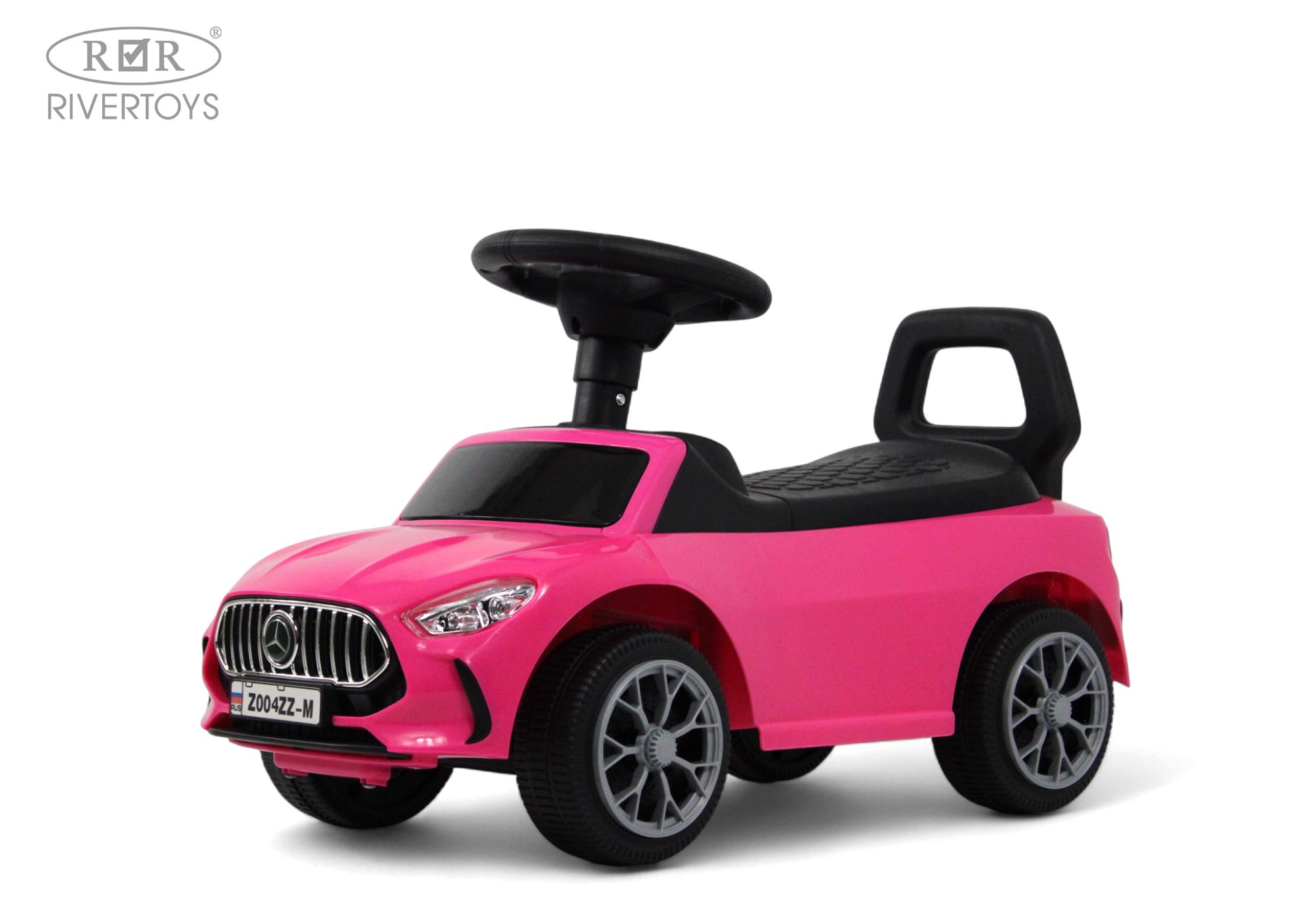 Каталка RIVERTOYS Z004ZZ-M-PINK розовый - фото 1
