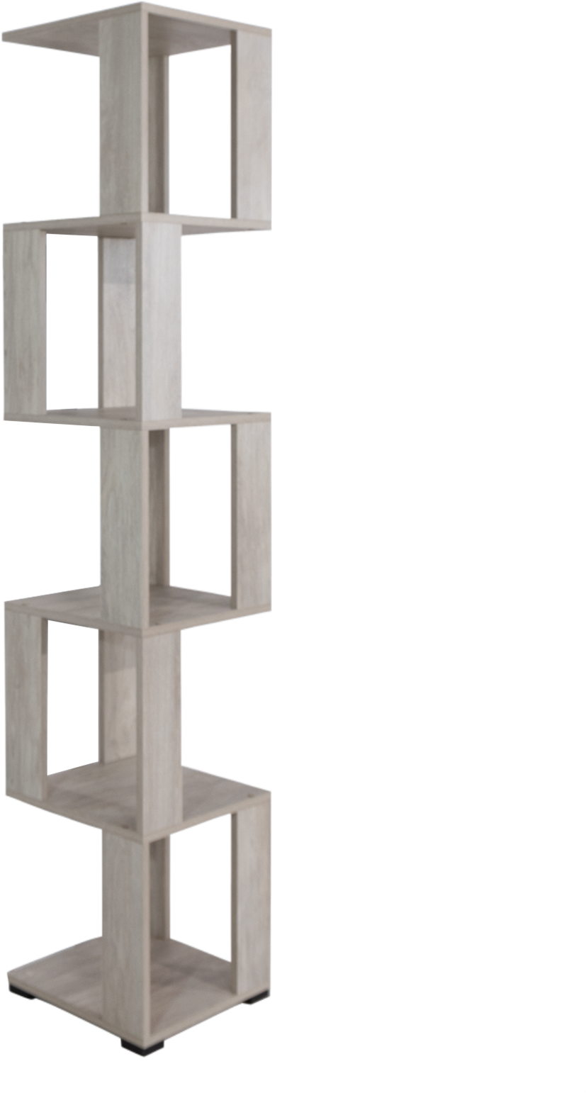 Стеллаж белый Comfort Avenue Инея Ясень белый 4426 179.1х35х35 - фото 2