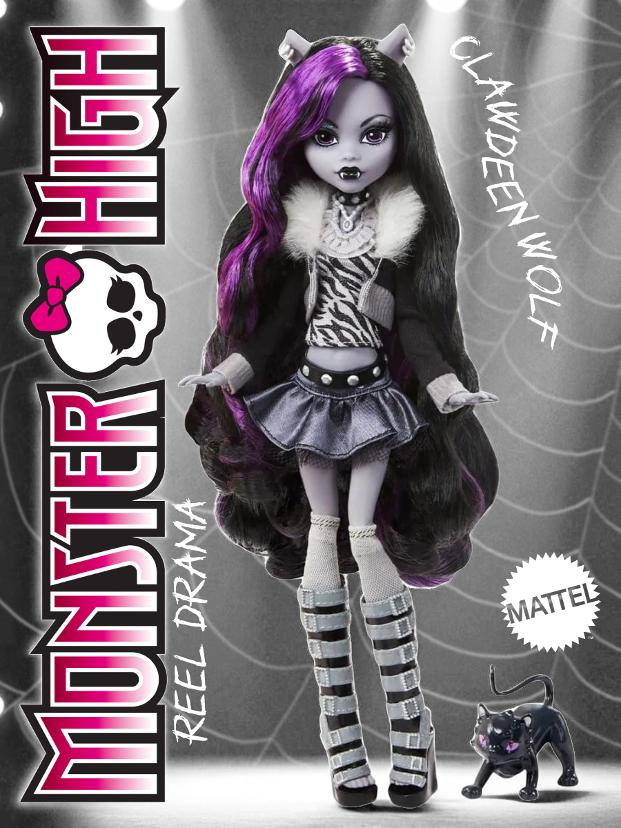 Кукла модельная Monster High Клодин Вульф высота 27 см HKN28 - фото 1