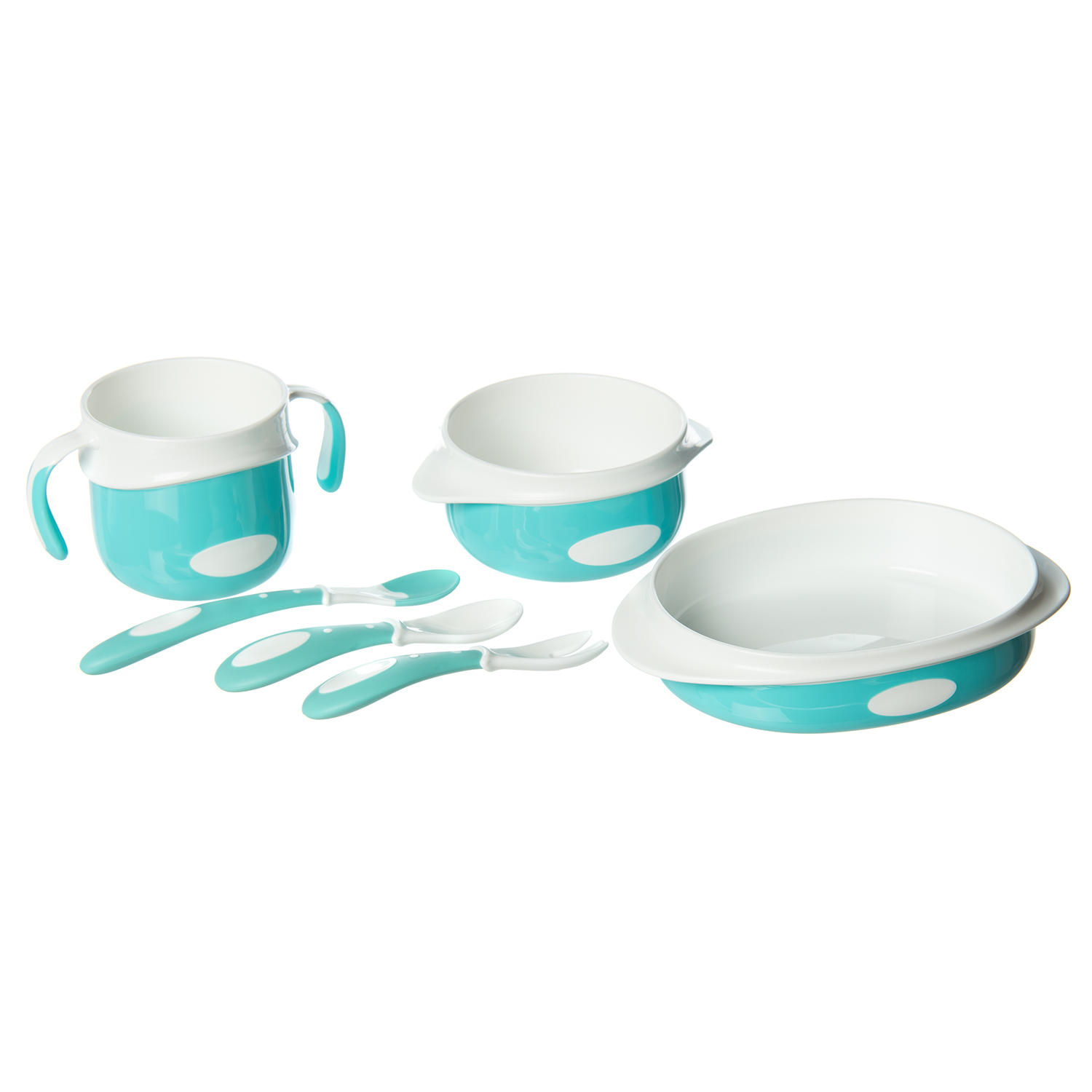 Набор посуды BabyGo Blue 6 предм. - фото 1