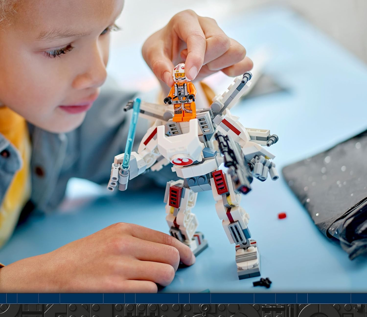 Конструктор LEGO Star Wars Люк Скайуокер Крестокрыл Робот 195 дет. - фото 9
