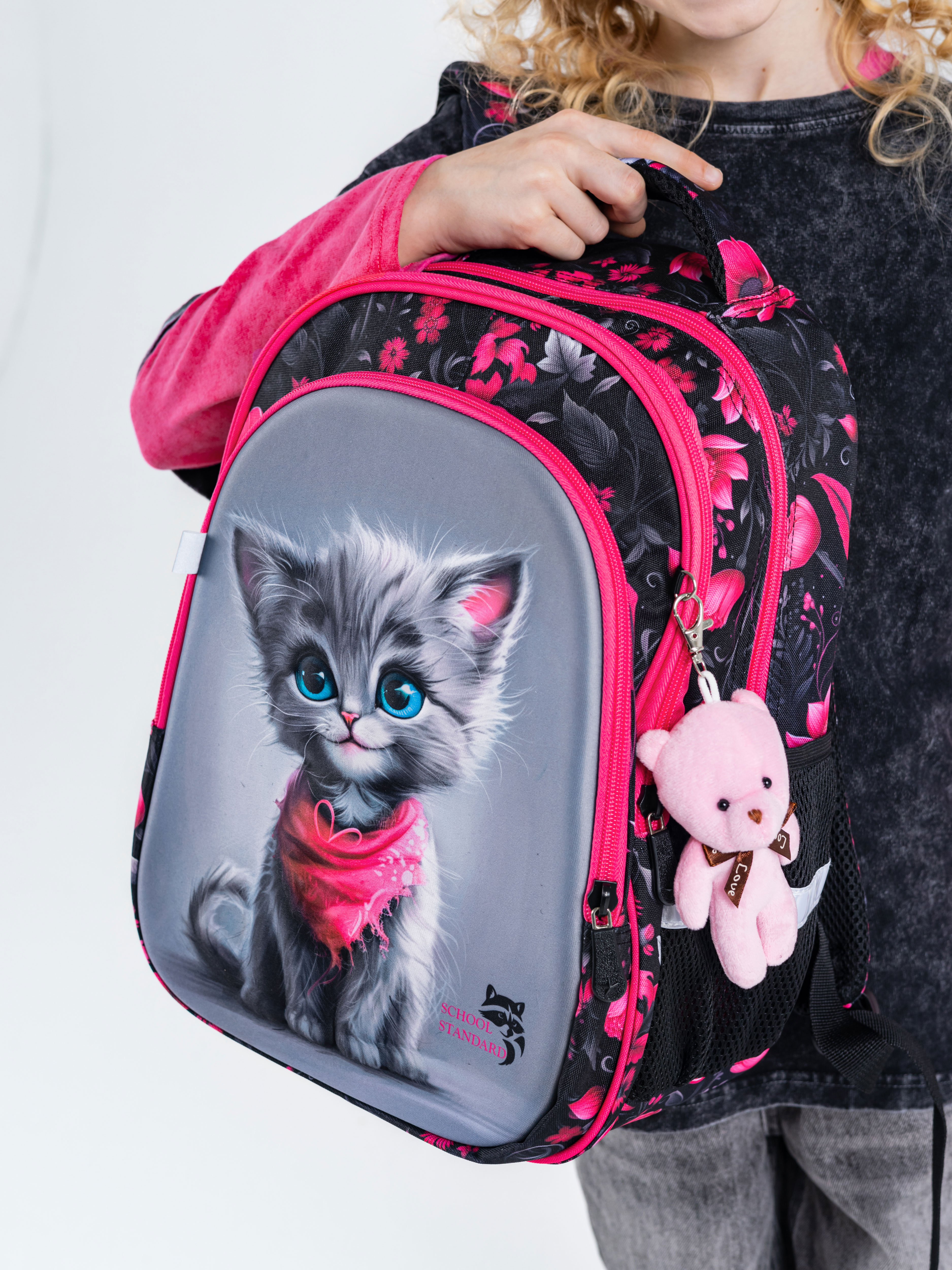 Рюкзак School Standard первокласснику набор 4 в 1 - фото 3