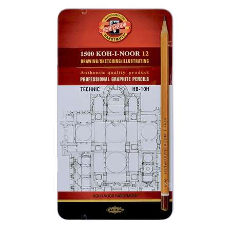 Карандаши чернографитные Koh-I-Noor 12 шт.