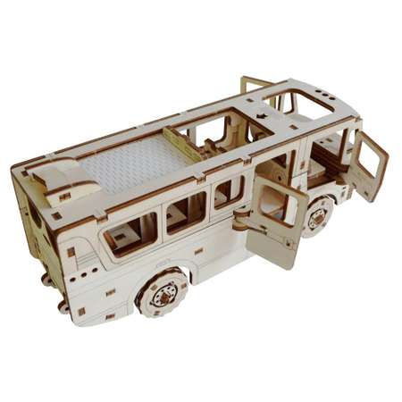 Конструктор HobbyWood Автобус деревянный