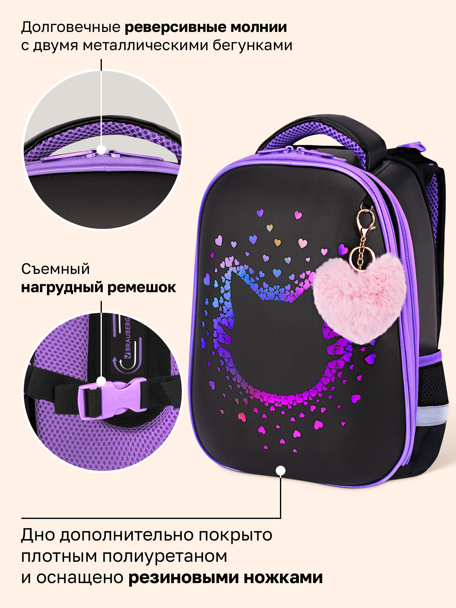 Рюкзак Brauberg милая мордочка - фото 7