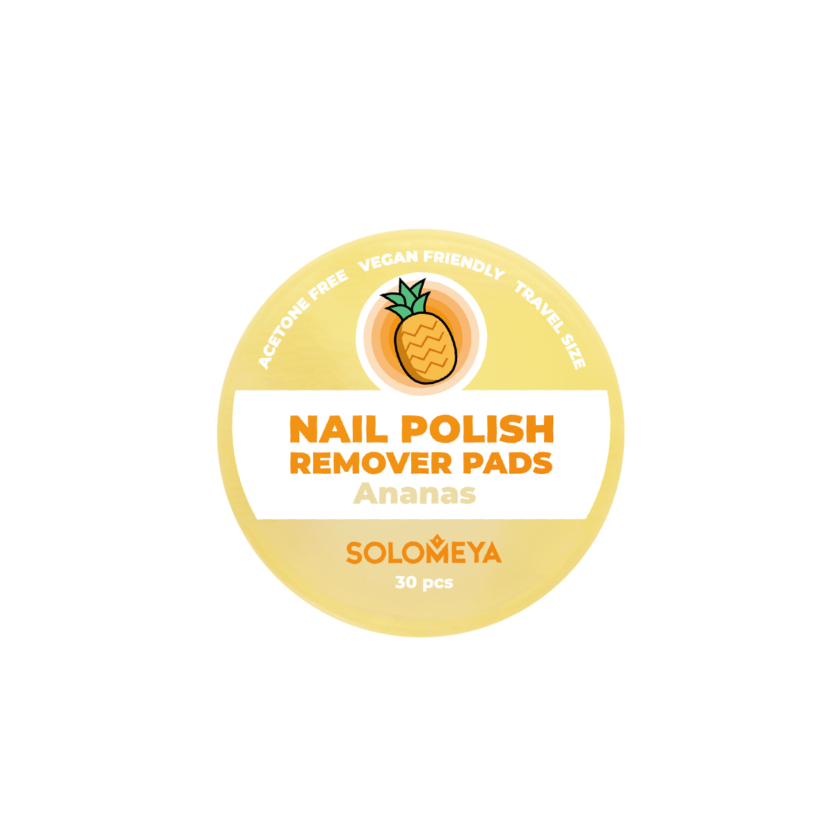 Без ацетона с SOLOMEYA Салфетки для снятия лака - фото 1
