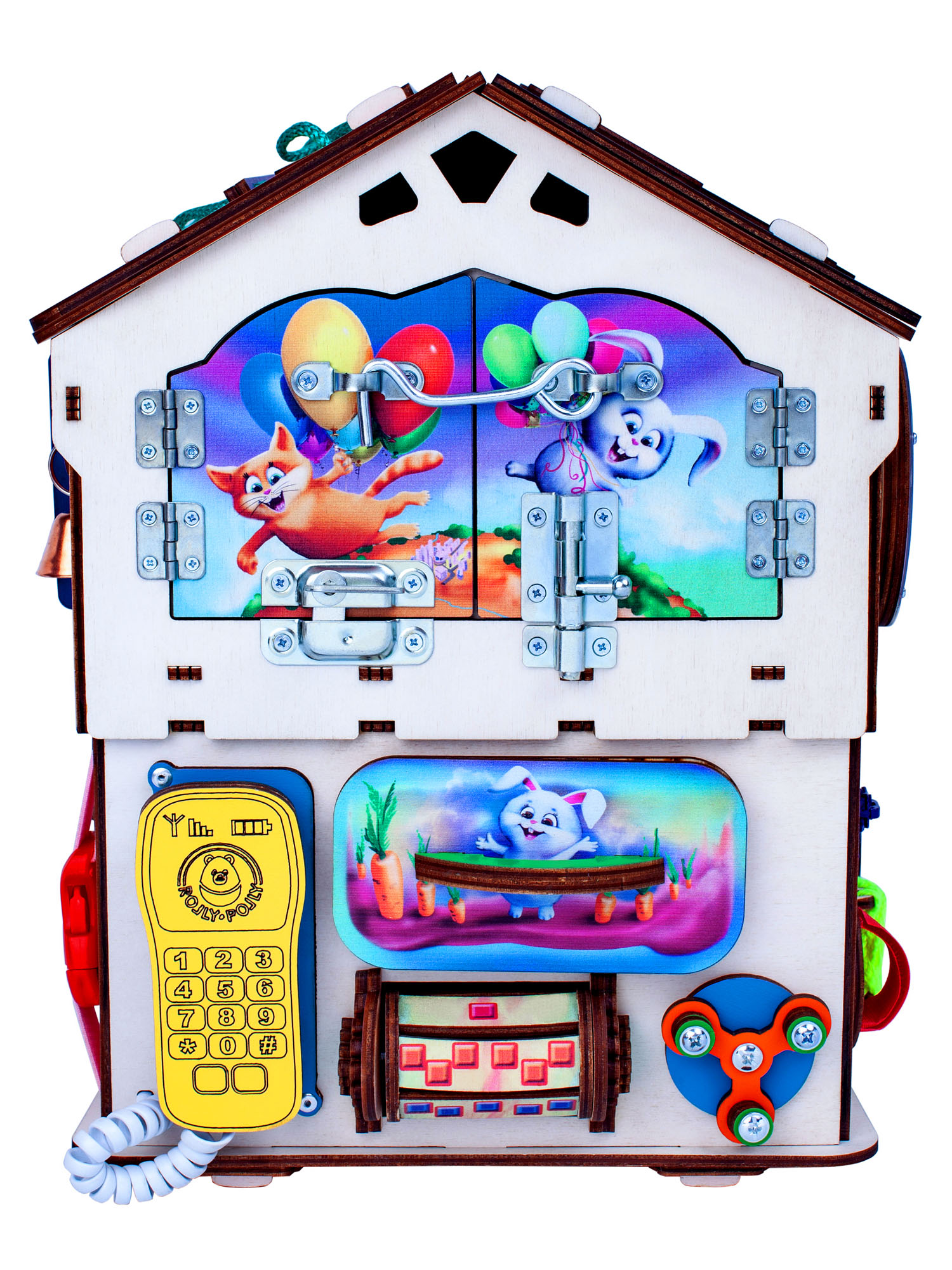 Игрушка Jolly Kids бизиборд Бизидом - фото 4