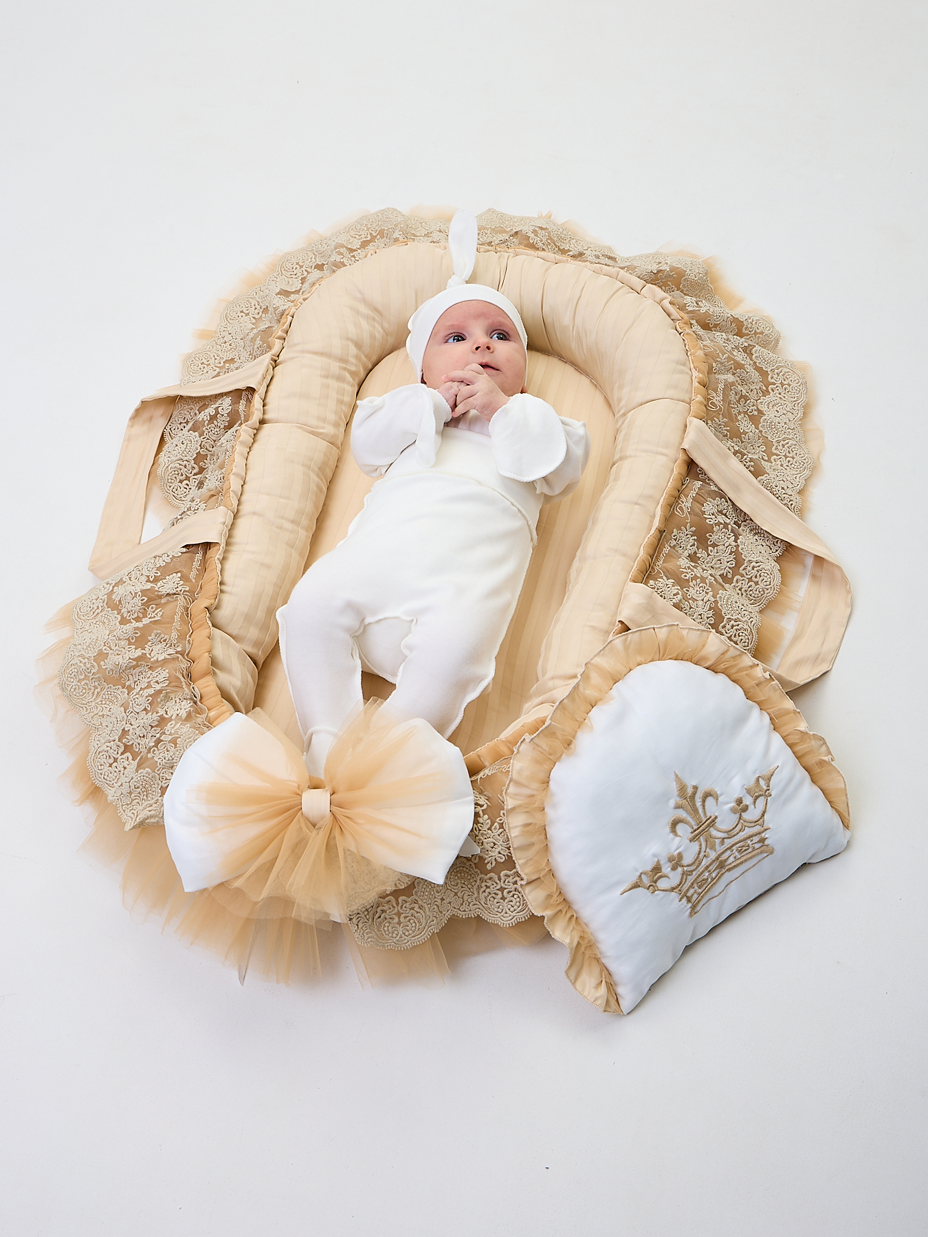 Конверт пеленальный (кокон) ТОСЯ БОСЯ бежевый - фото 8