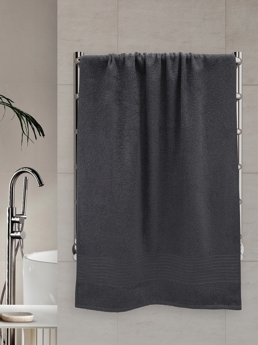 Полотенце BRAVO Волна серый 100 x 150 см - фото 5