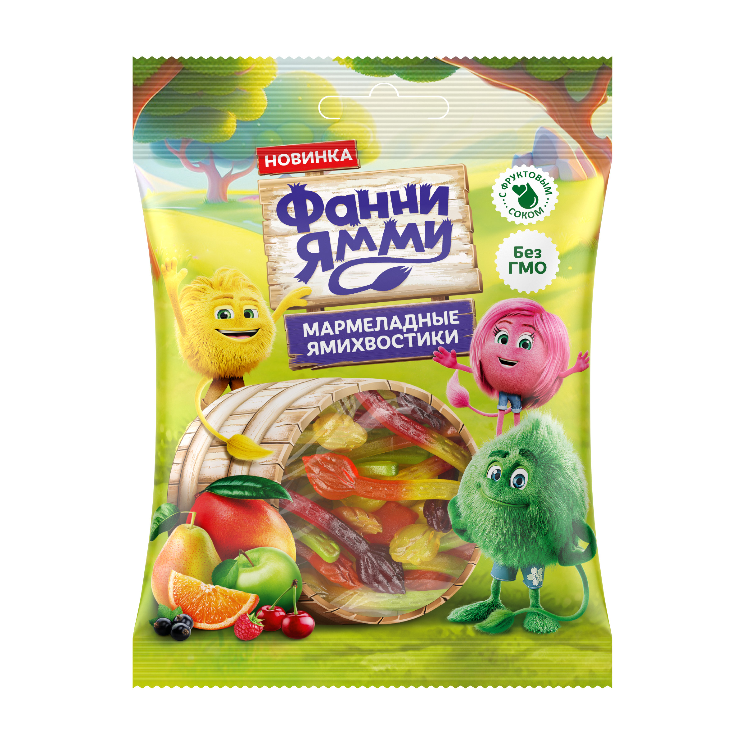 Мармелад Ямихвостики Фанни Ямми Фруктовый микс, 70г - фото 1
