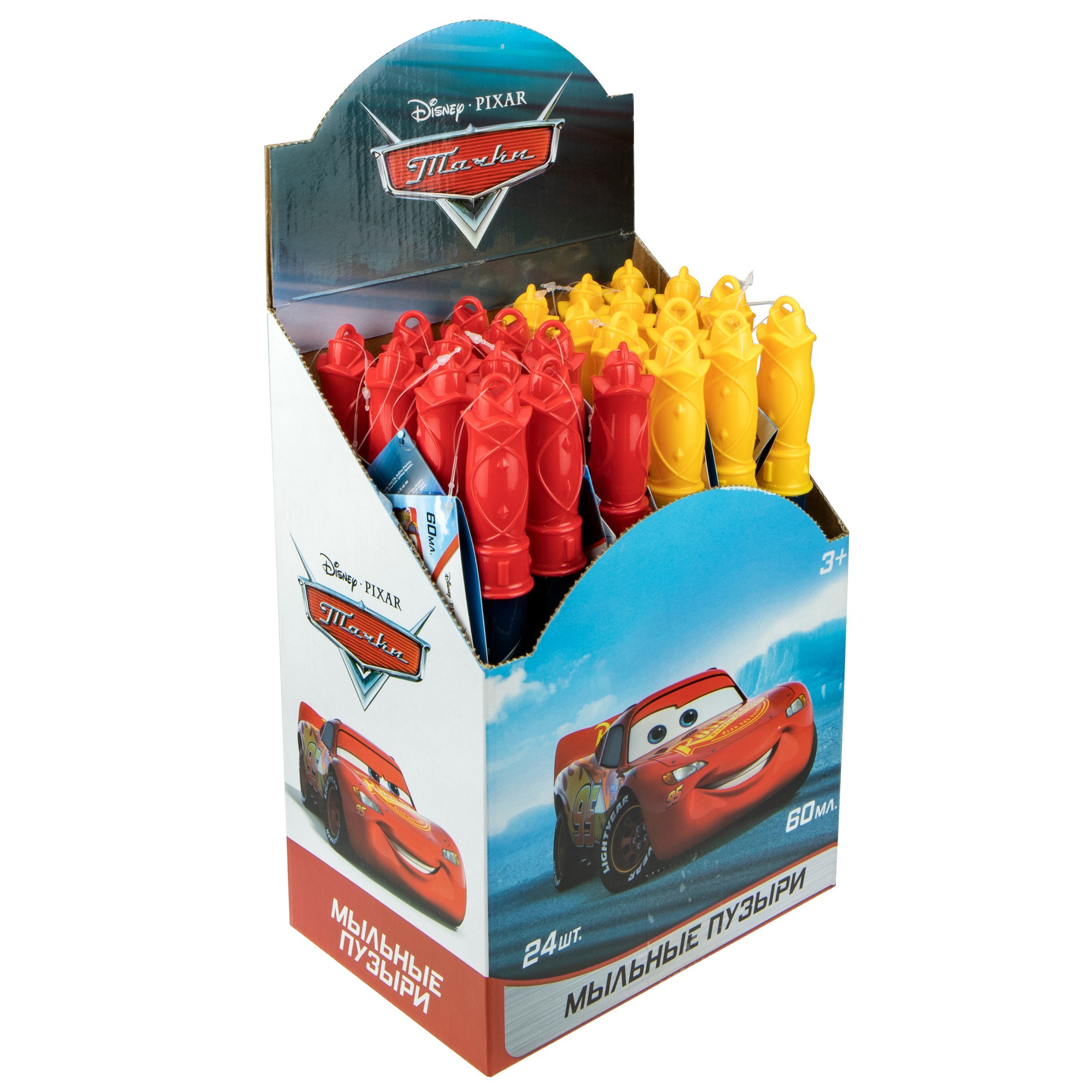 Мыльные пузыри 1TOY Тачки в ассортименте - фото 2