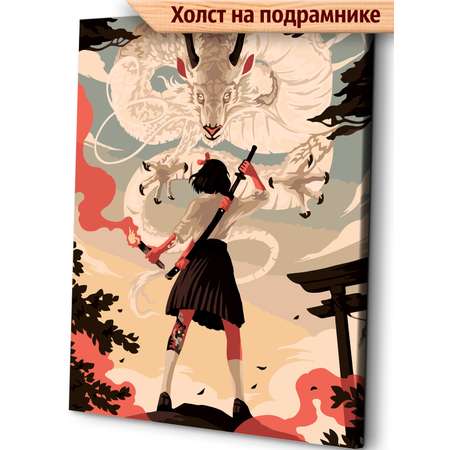 Картина по номерам Art sensation Девочка-Самурай в ассортименте